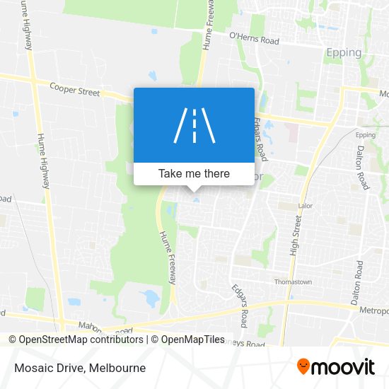 Mosaic Drive map