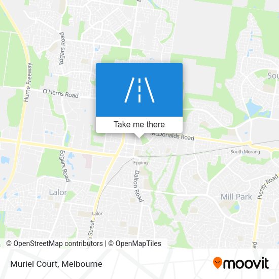 Muriel Court map
