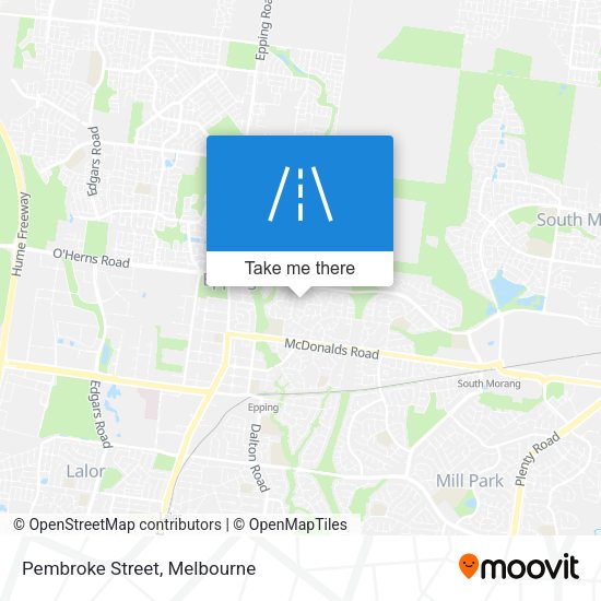 Pembroke Street map