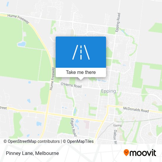 Pinney Lane map