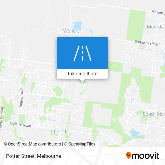 Potter Street map