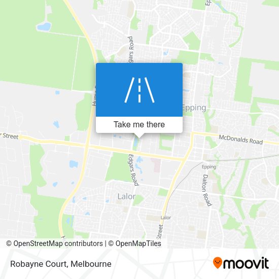 Robayne Court map