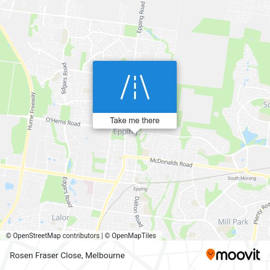 Rosen Fraser Close map