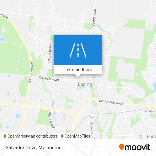 Salvador Drive map