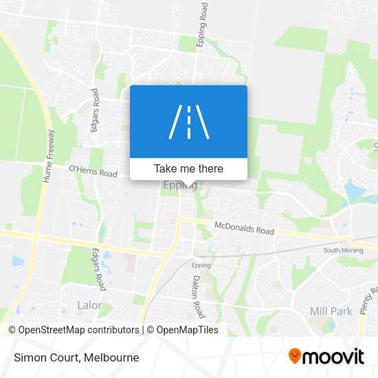 Simon Court map