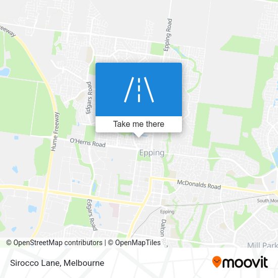 Sirocco Lane map