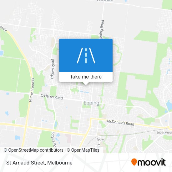 St Arnaud Street map