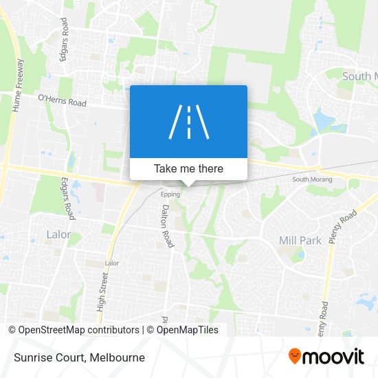 Sunrise Court map
