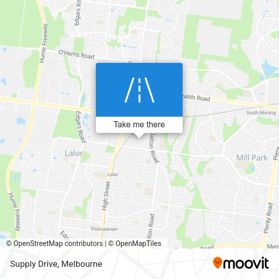 Supply Drive map