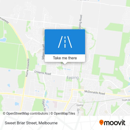Sweet Briar Street map