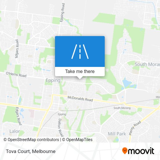 Tova Court map