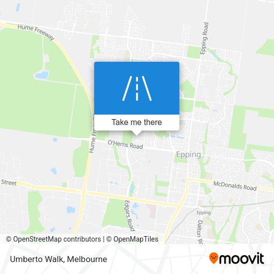Umberto Walk map