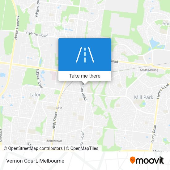 Vernon Court map