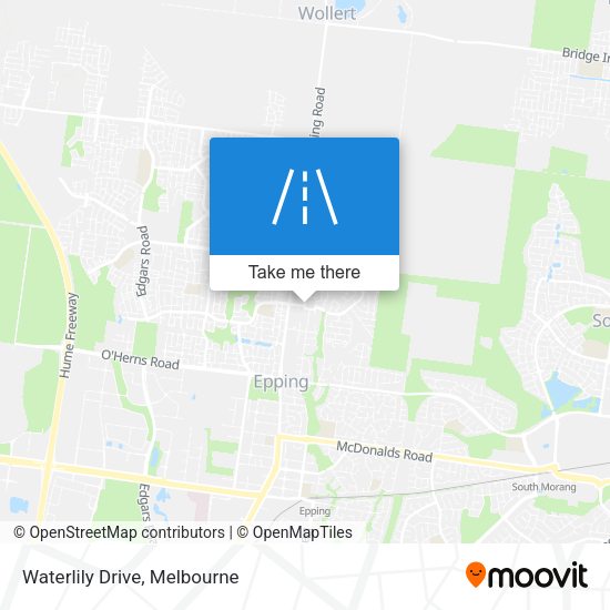 Waterlily Drive map