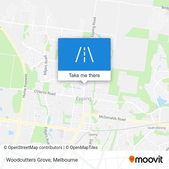 Woodcutters Grove map