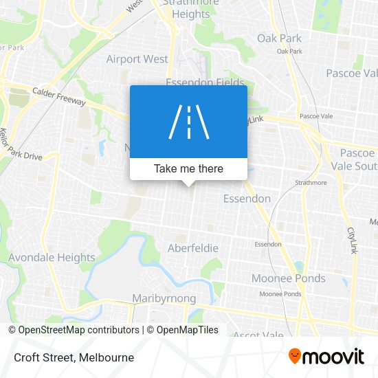 Croft Street map