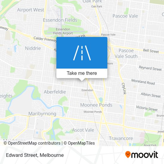Edward Street map
