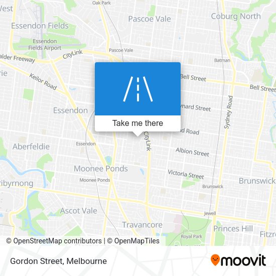 Gordon Street map