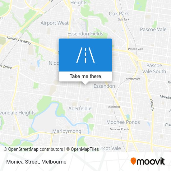 Monica Street map