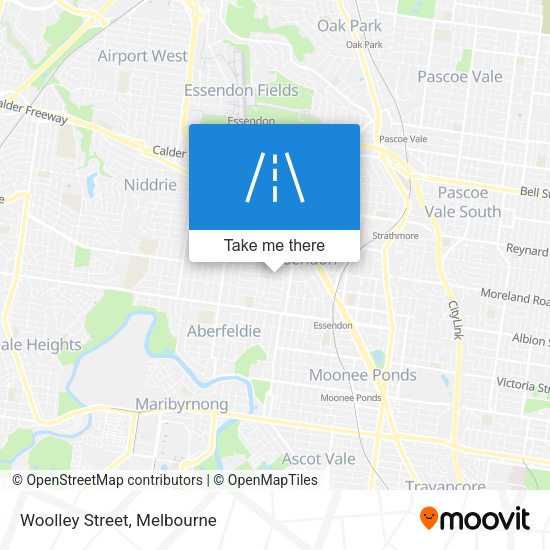Woolley Street map