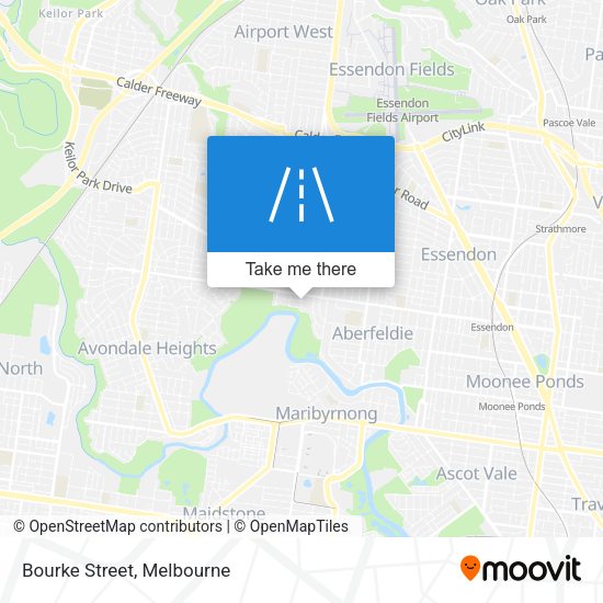 Bourke Street map