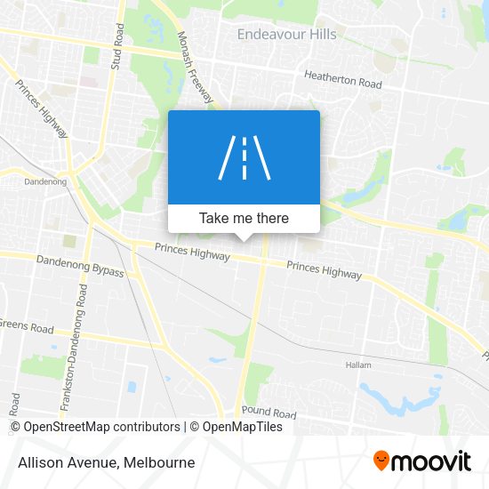 Allison Avenue map