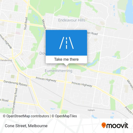 Cone Street map