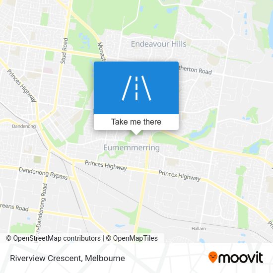 Riverview Crescent map