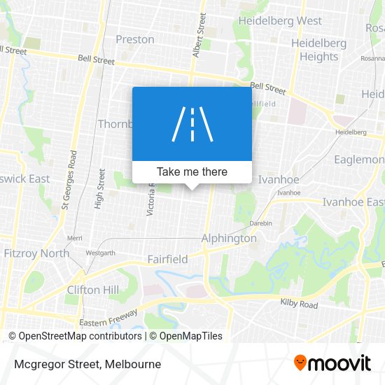 Mcgregor Street map