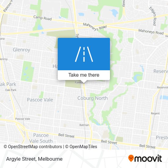 Argyle Street map