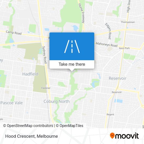 Hood Crescent map