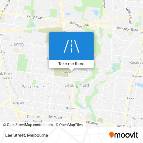 Lee Street map