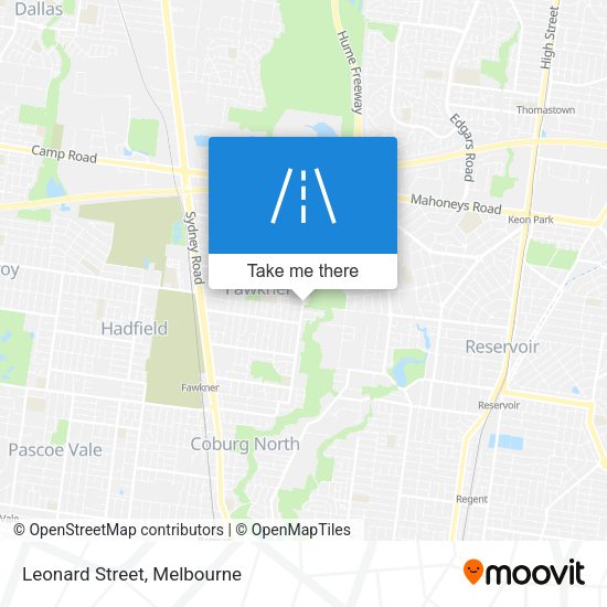 Leonard Street map