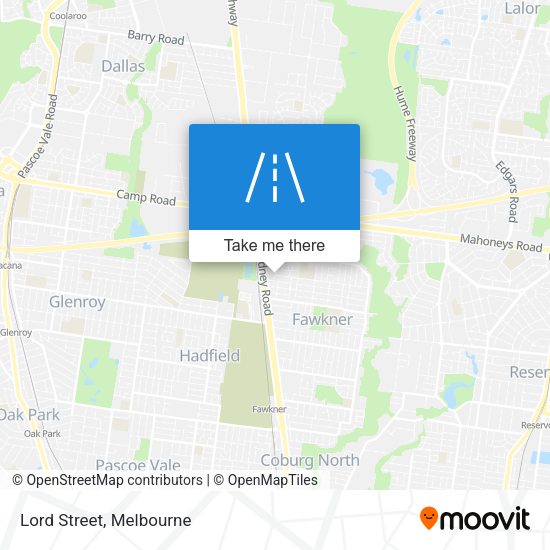 Lord Street map