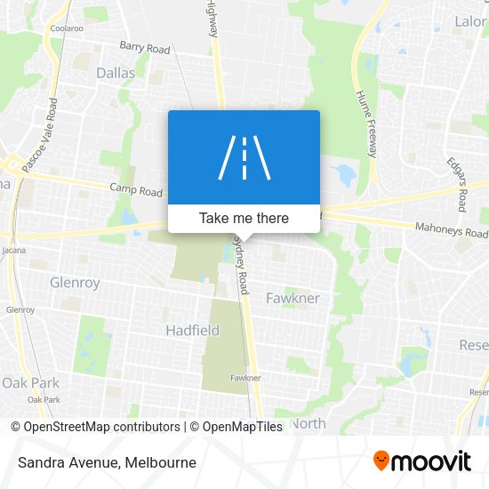 Sandra Avenue map