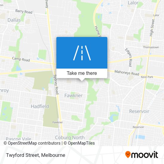 Twyford Street map