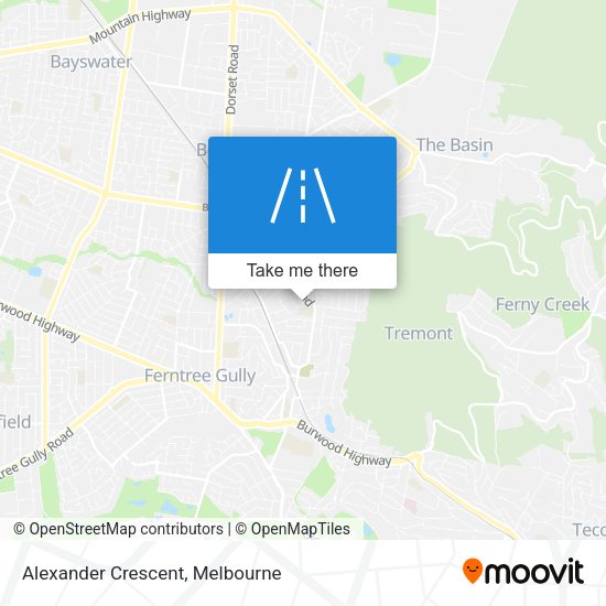 Alexander Crescent map