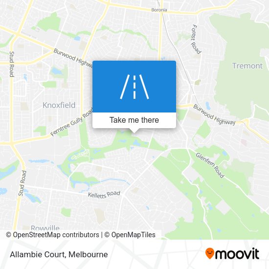 Allambie Court map