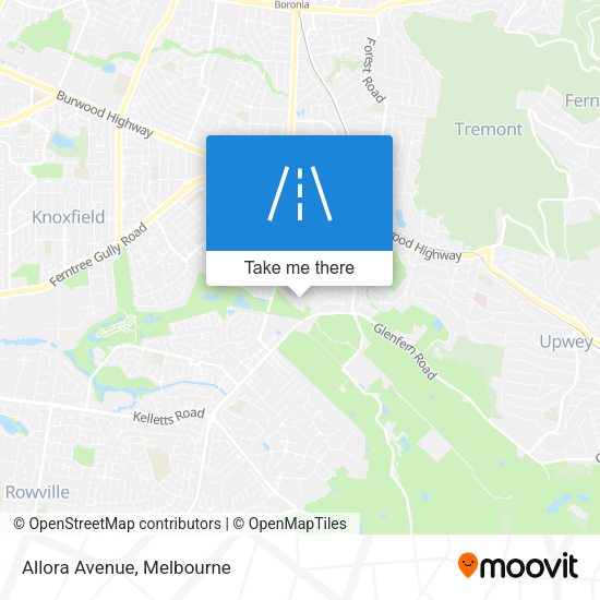 Allora Avenue map