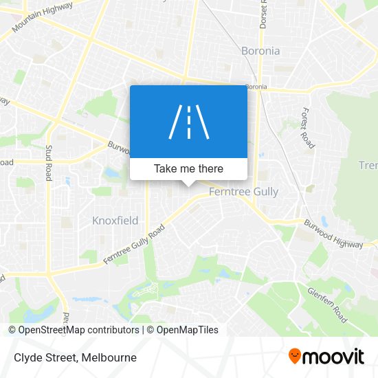 Clyde Street map