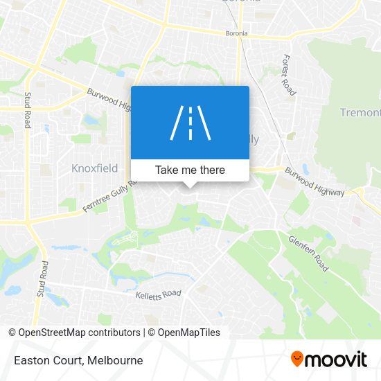Easton Court map