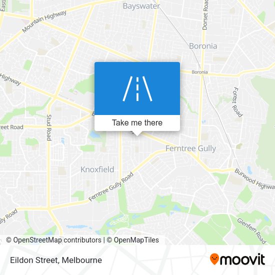 Eildon Street map