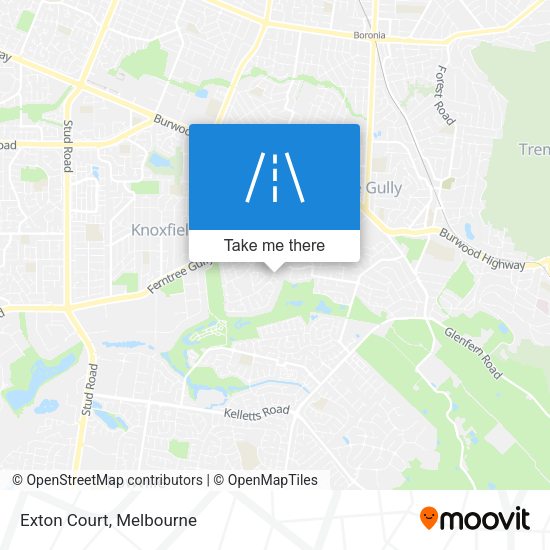 Exton Court map
