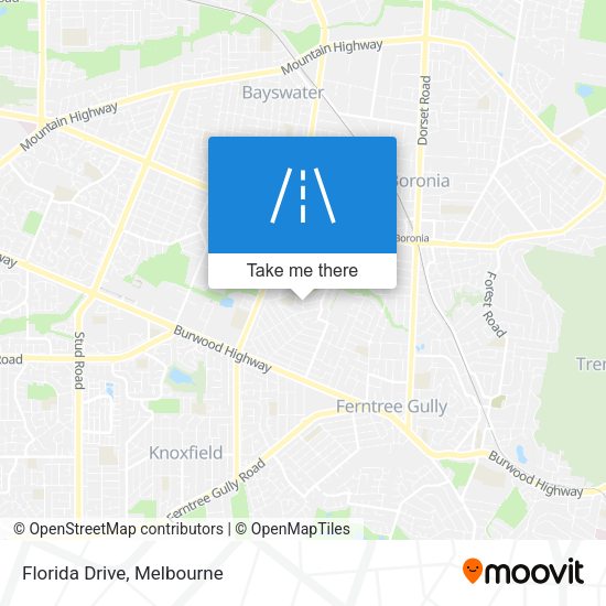 Florida Drive map