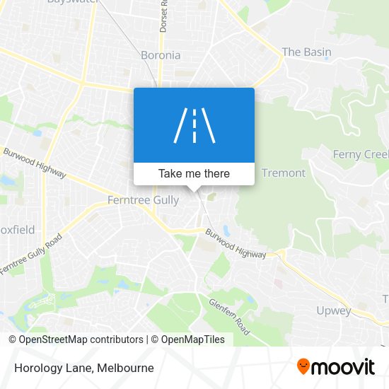 Horology Lane map