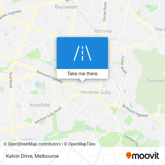 Kelvin Drive map