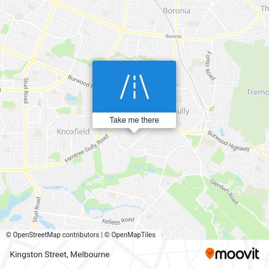 Kingston Street map