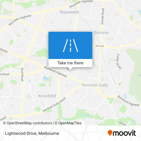 Lightwood Drive map