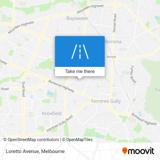 Loretto Avenue map
