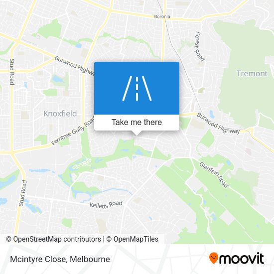 Mcintyre Close map